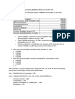 Chapters 1-3: Cash and Cash Equivalents, Bank Reconciliation and Proof of Cash