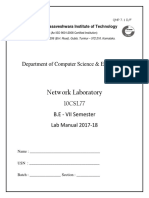 Network Laboratory: Department of Computer Science & Engineering