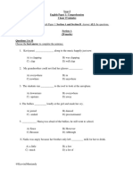 There Are Two Sections in English Paper 1: Section A and Section B. Answer ALL The Questions