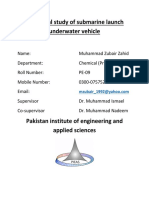 Numerical Study of Submarine Launch Underwater Vehicle