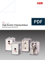 High Burden Tripping Relay RXMN & RXMVC41