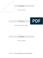 Civil Procedure Flash Cards