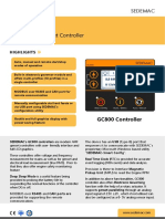 Sedemac GC 800 001 Datasheet For GC 800 Controllers