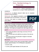 Addiction: Epidemiology and Theories