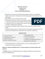 CBSE Class 10 Science Revision Notes Chapter - 8 How Do Organism Reproduce