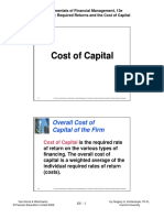 Cost of Capital Slides PDF