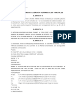 Ejercicio Propuesto 2 Al 5-Valorizacion de Minerales y Concentrados