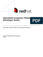 OpenShift Container Platform 3.5 Developer Guide en US