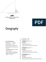 2008HSC - Geography