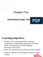 Chapter5 Introductional Cargo Transportation