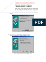 Windows 98 Installation Procedure For The USB Drivers (Virtual Com)