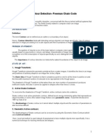 Contour Detection Using Freeman Chain Code