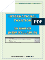 CA Final Kalpesh Classes F01 - May 2019 (International Taxation)