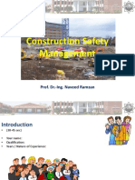 Construction Safety Management: Prof. Dr.-Ing. Naveed Ramzan