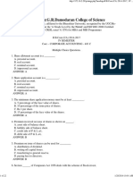 Final Account MCQs PDF