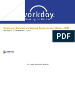 Employee, Manager and Agency Approver User Guide - HCM: Version 3.1, December 7, 2018