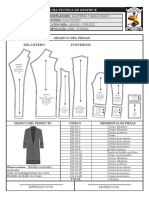 Ficha de Despiece Abrigo