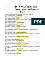 ENGL-111 / Week 20: Second Quarter Exam / Second Quarter Exam