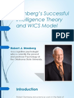 Stenberg's Successful Intelligence Theory and WICS Model