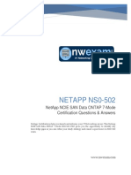 (LATEST) Netapp NCIE-SAN NS0-502 Questions and Answers