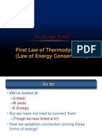 Chapter 2-6 First Law