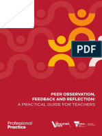 Peer Observation Feedback and Reflection Practical Guide For Teachers