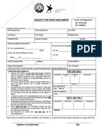 Request For Sdfo Document: Type of Request Express (Please PRINT Entries)