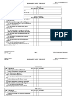 Road Safety Audit Checklist