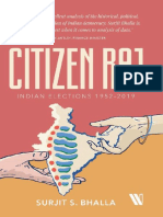 Surjit S. Bhalla - Citizen Raj Indian Elections PDF