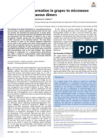 Linking Plasma Formation in Grapes To Microwave Resonances of Aqueous Dimers