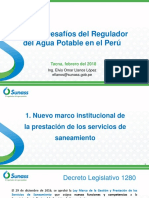 Nuevos Desafios Del Regular de Agua Potable - SUNASS