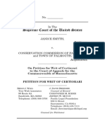 Petition For Writ of Certiorari, Smythe v. Conservation Comm'n of Falmouth, No. 19-223 (Aug. 20, 2019)