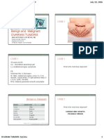 Benign and Malignant Ovarian Tumors: Case 1