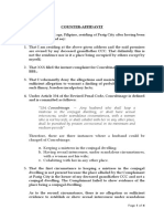 Counter-Affidavit I, AAA, of Legal Age, Filipino, Residing at Pasig City After Having Been