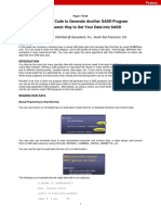 Write SAS® Code To Generate Another SAS® Program A Dynamic Way To Get Your Data Into SAS®