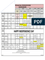 Fiitjee Time Table