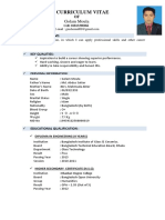 Curriculum Vitae: Golam Moula