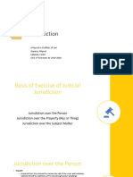 Conflicts - Jurisdiction Report