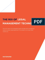 Mitratech Whitepaper - ROI of Legal Management Tech