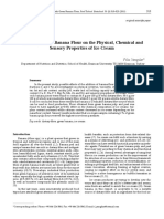 Yangular 2017 Effects of Green Banana Flour On The Physical, Chemical & Sensory Properties of Ice Cream