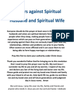 Prayer Against Spirit Husband or Wife