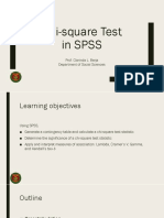 Chi-Square Test in SPSS