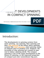 Recent Developments in Compact Spinning