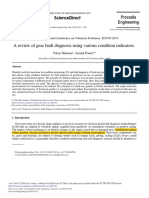 A Review of Gear Fault Diagnosis Using Various Condition Indicators