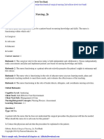 Medical Surgical Nursing 2nd Edition Dewit Test Bank