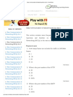 Data Communication & Networking MCQs Set-3 ExamRadar PDF