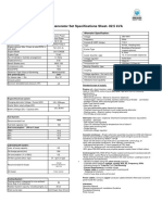 Diesel Generator Set Specifications Sheet-82.5 kVA