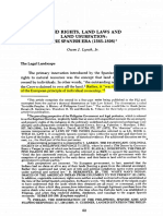 LESSON Owen J. Lynch, JR - Land Rights, Land Laws and Land Usurpation PDF