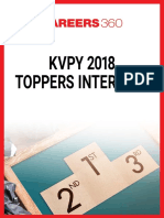 KVPY 2018 Toppers Interview