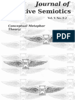 Conceptual Methaphor Theory-Journal of Cognitive Semiotics PDF